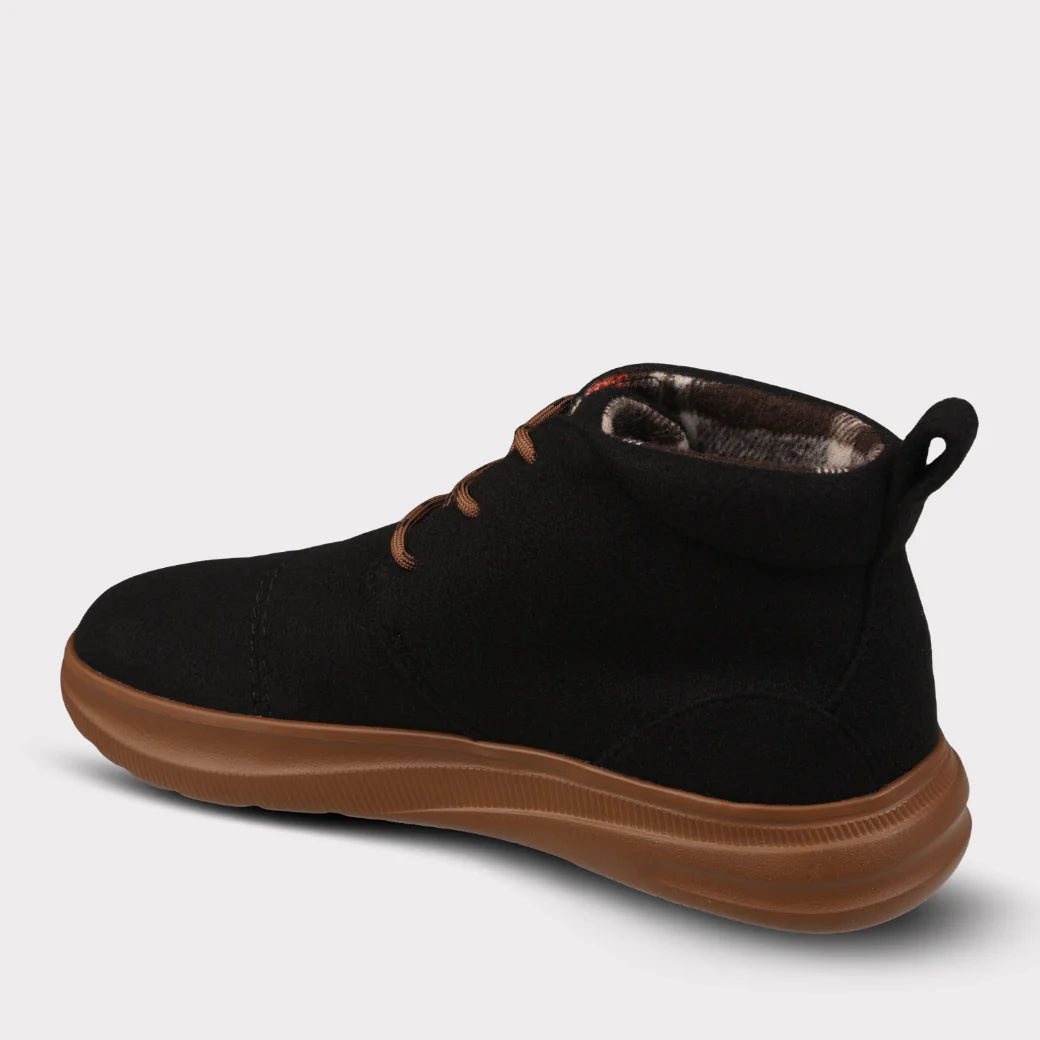  Mykos Koen Men's Lace-Up Sneaker - Black/Gum - Bonton