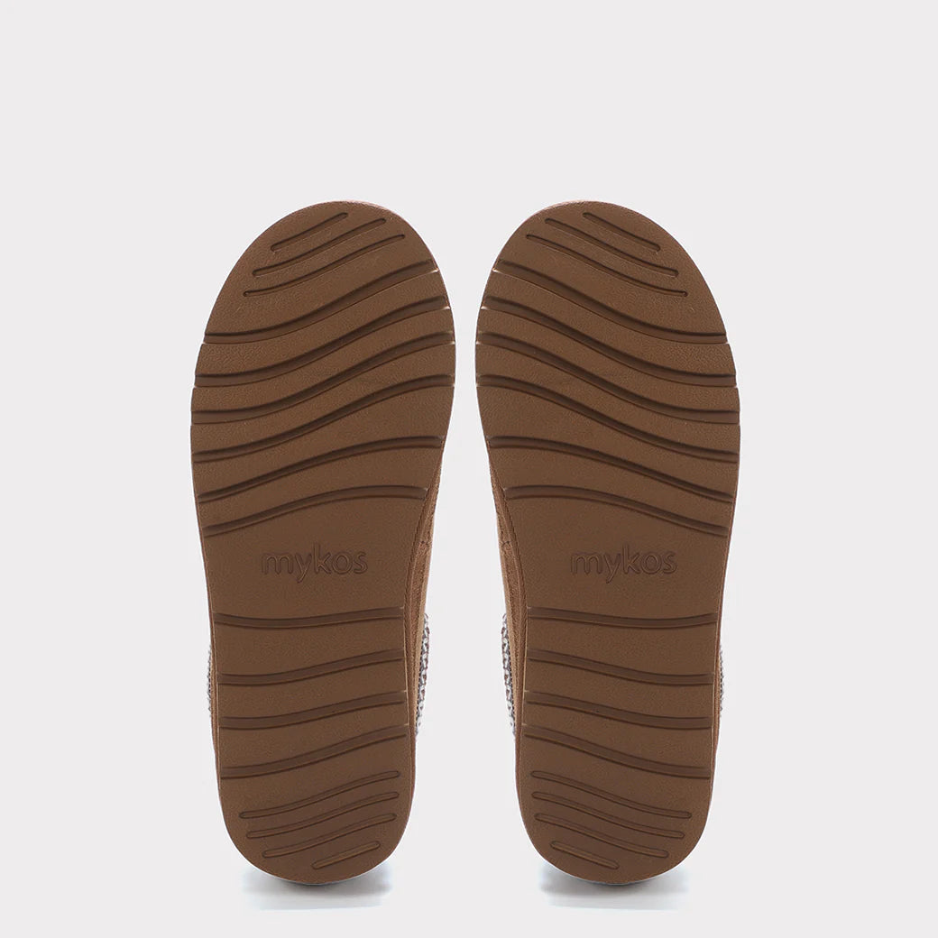  Mykos Jaden Men's Slip-on Clog Slipper - Chestnut - Bonton