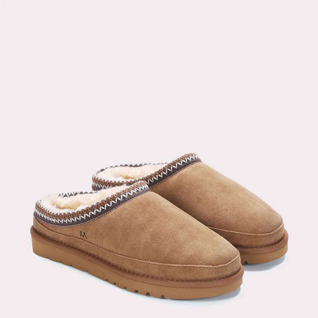  Mykos Jaden Men's Slip-on Clog Slipper - Chestnut - Bonton