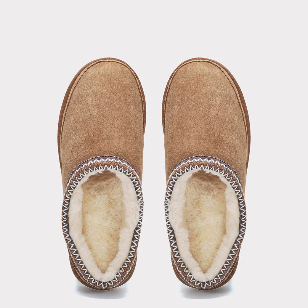  Mykos Jaden Men's Slip-on Clog Slipper - Chestnut - Bonton