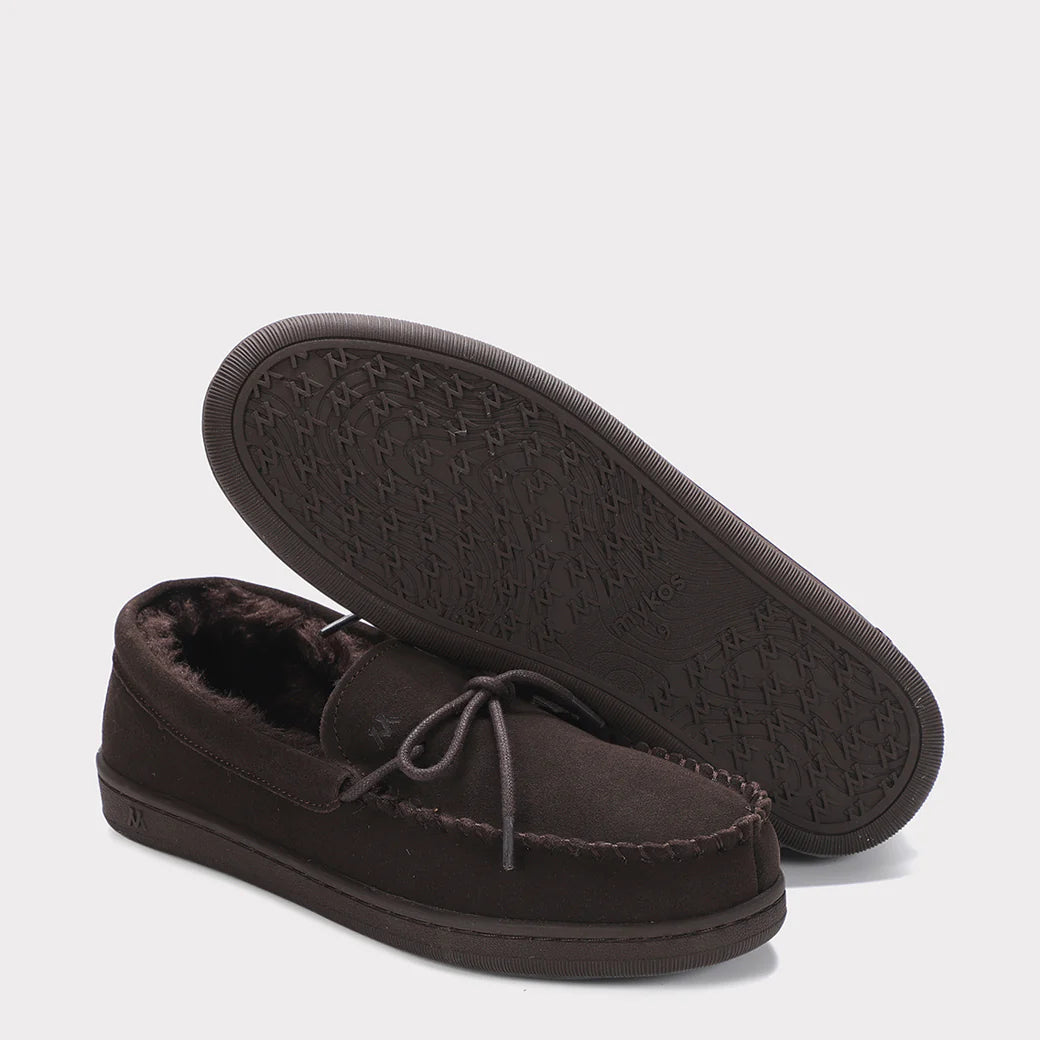  Mykos Theo Men's Slip-on Moccasin - Smoke - Bonton
