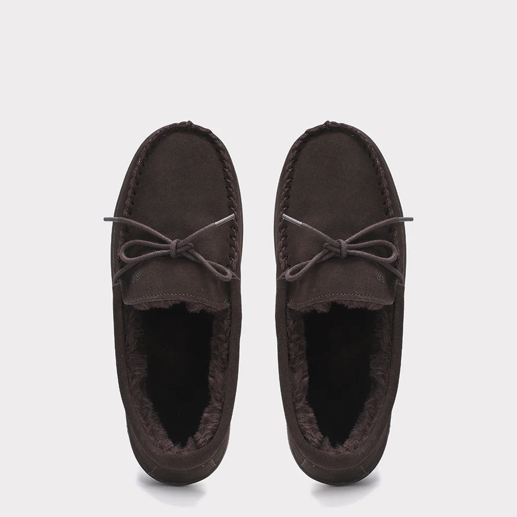  Mykos Theo Men's Slip-on Moccasin - Smoke - Bonton