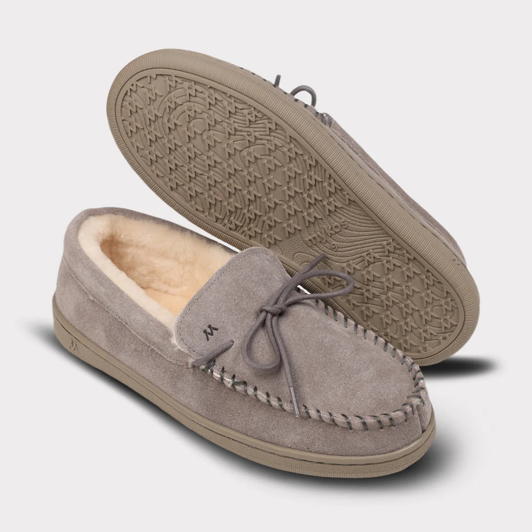  Mykos Theo Men's Slip-on Moccasin - Smoke - Bonton