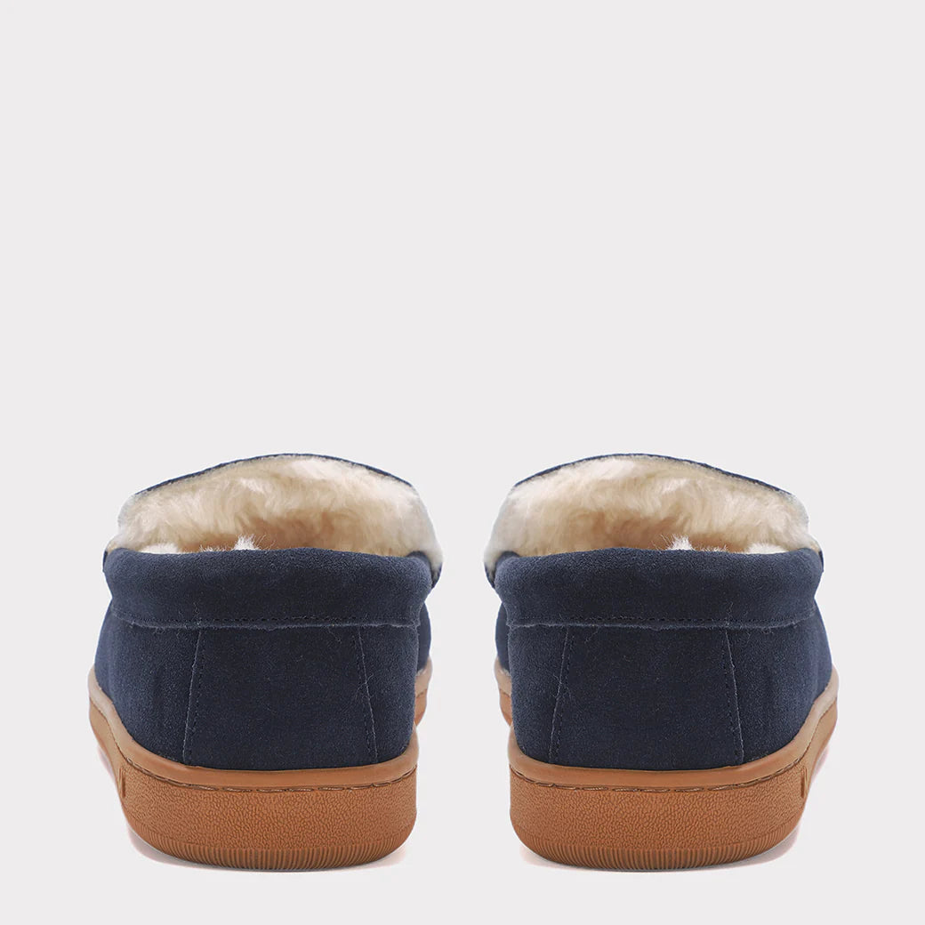  Mykos Harrison Moc Men's Slip-on Moccasin - Navy/Gum - Bonton