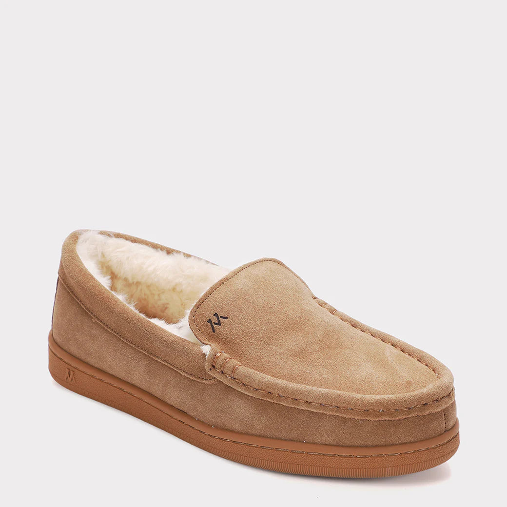  Mykos Harrison Moc Wide Men's Slip-on Moccasin - Grey Wool - Bonton