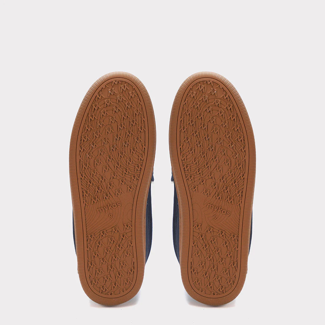  Mykos Harrison Moc Men's Slip-on Moccasin - Navy/Gum - Bonton