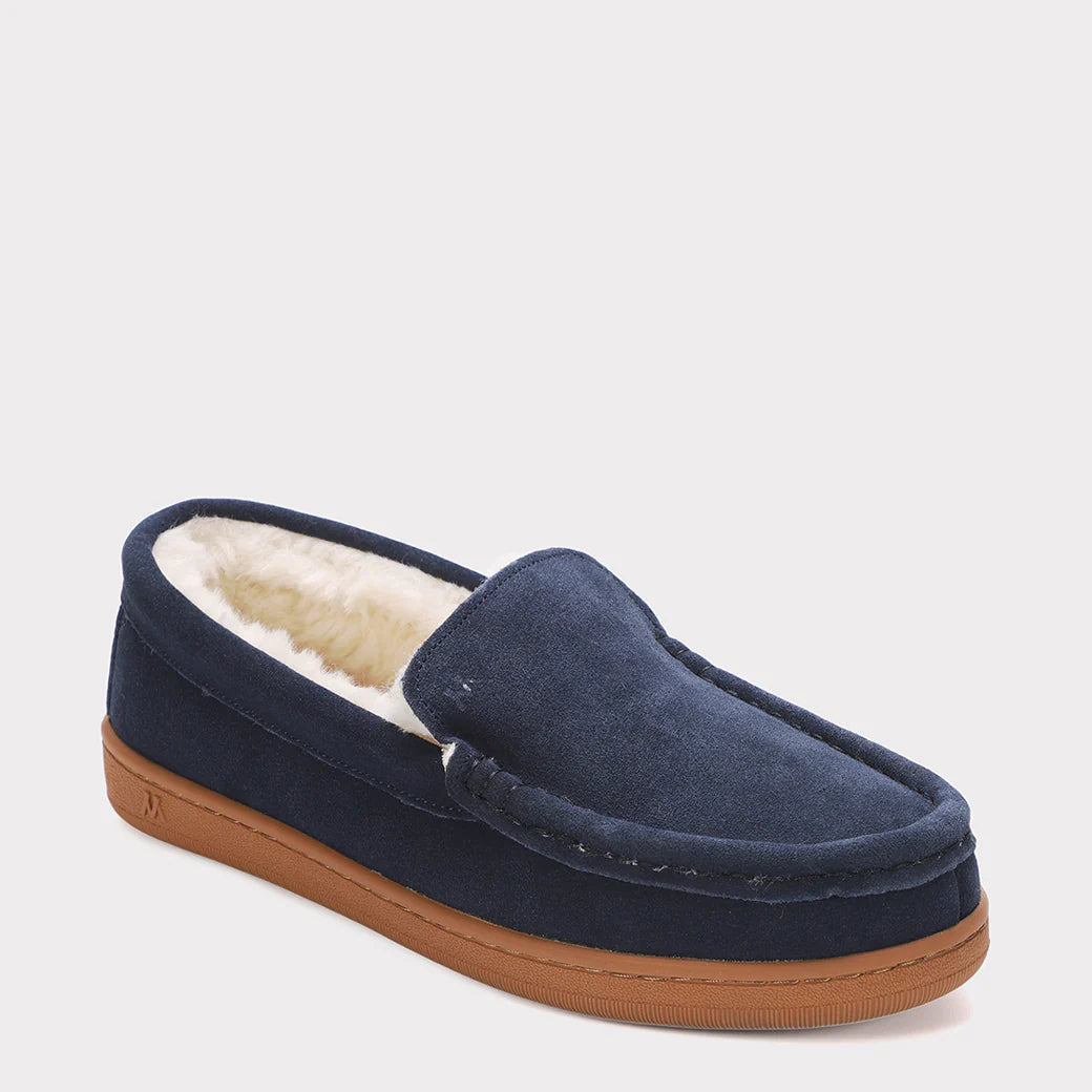  Mykos Harrison Moc Men's Slip-on Moccasin - Navy/Gum - Bonton