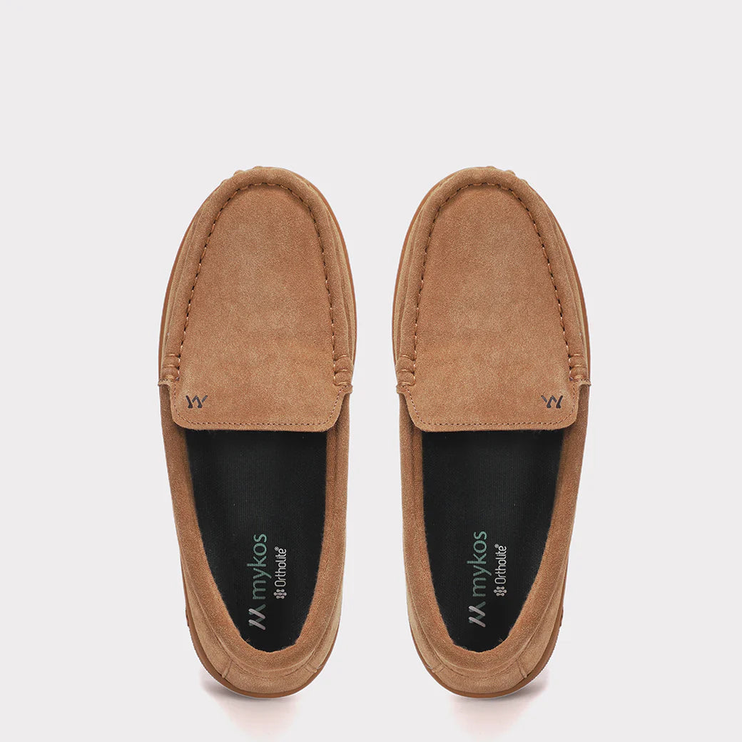  Mykos Brett Men's Slip-on Moccasin - Chestnut - Bonton