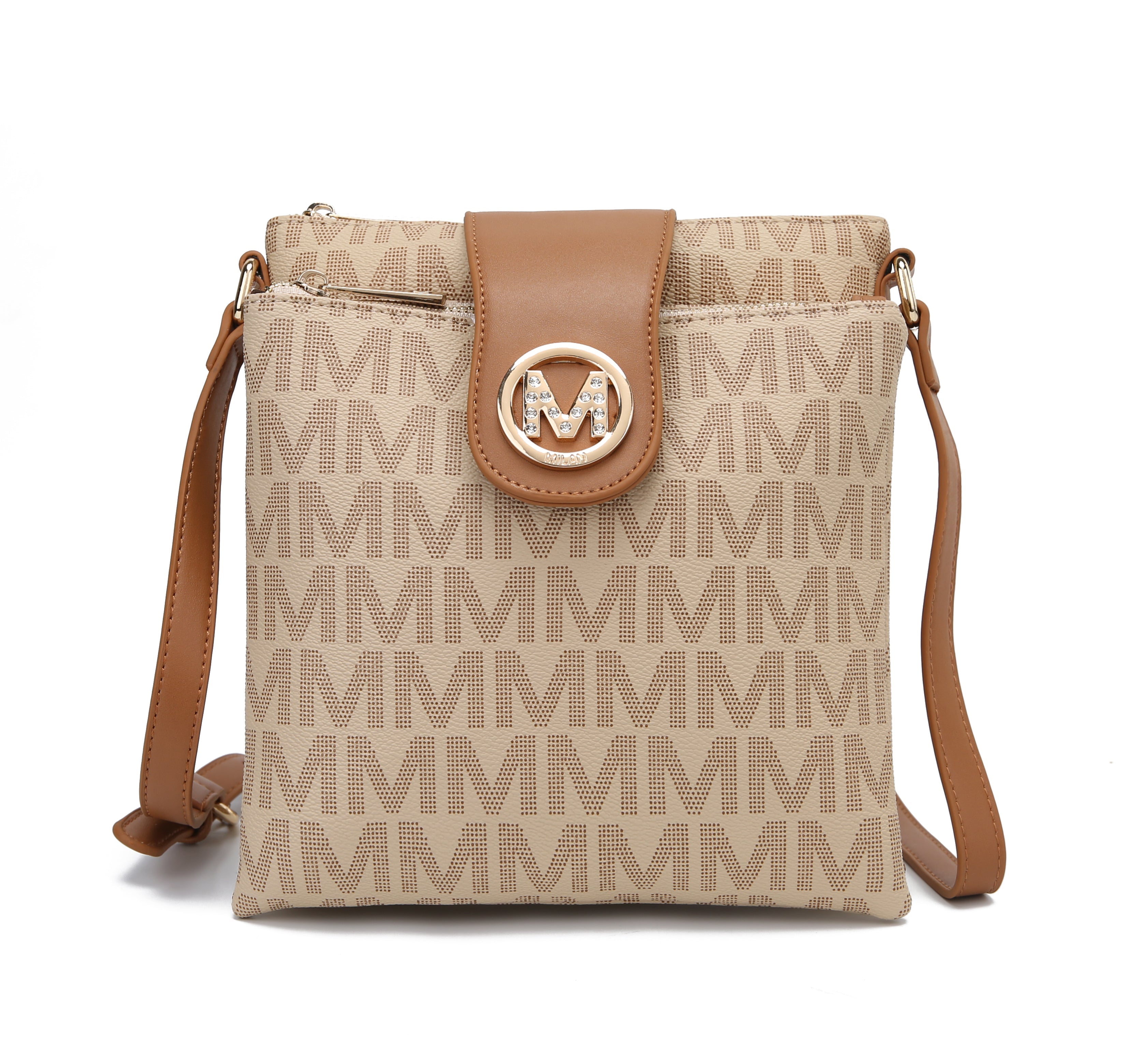  MKF Collection Wrigley Signature Crossbody Bag - Red - Bonton