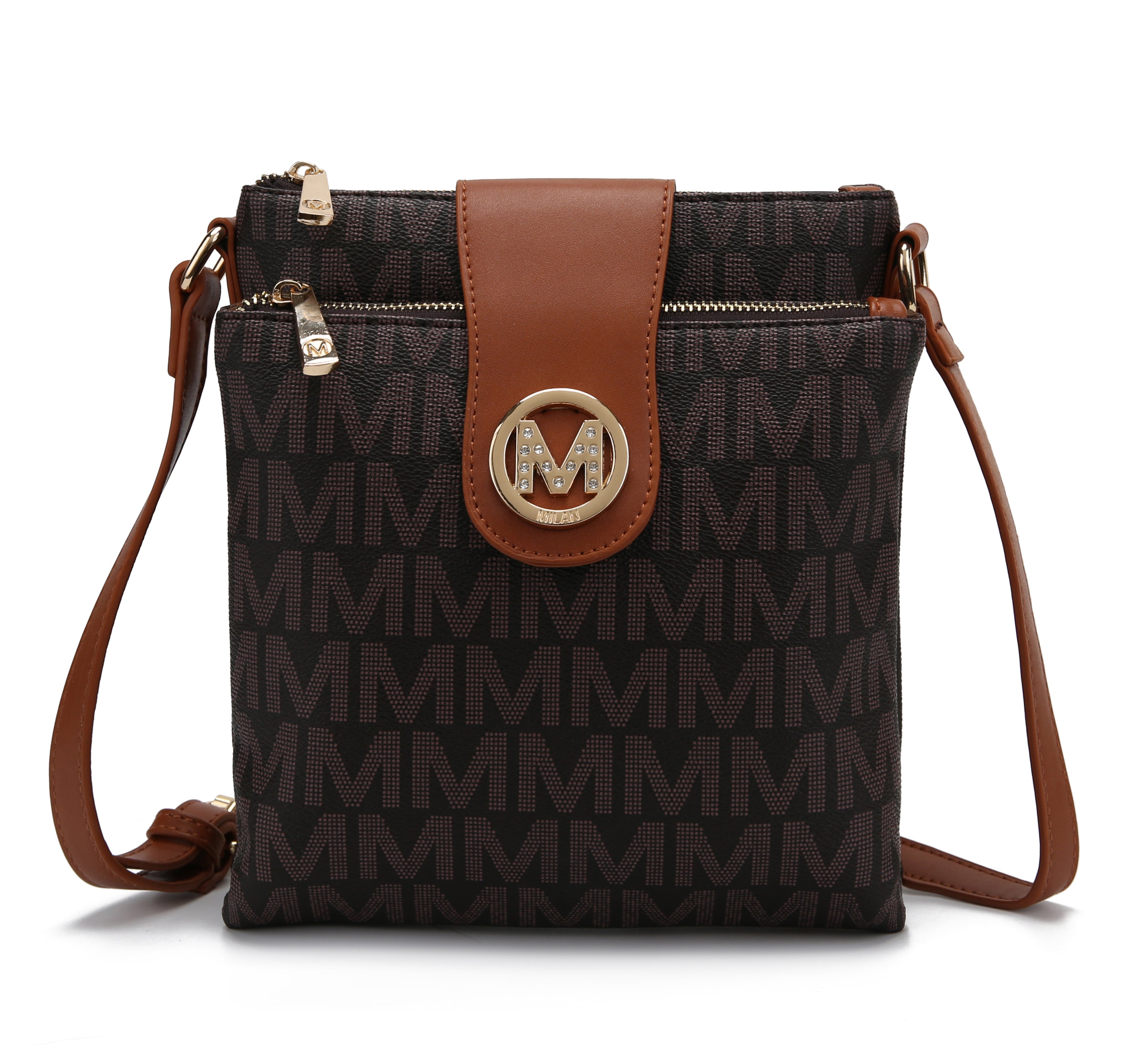  MKF Collection Wrigley Signature Crossbody Bag - Red - Bonton