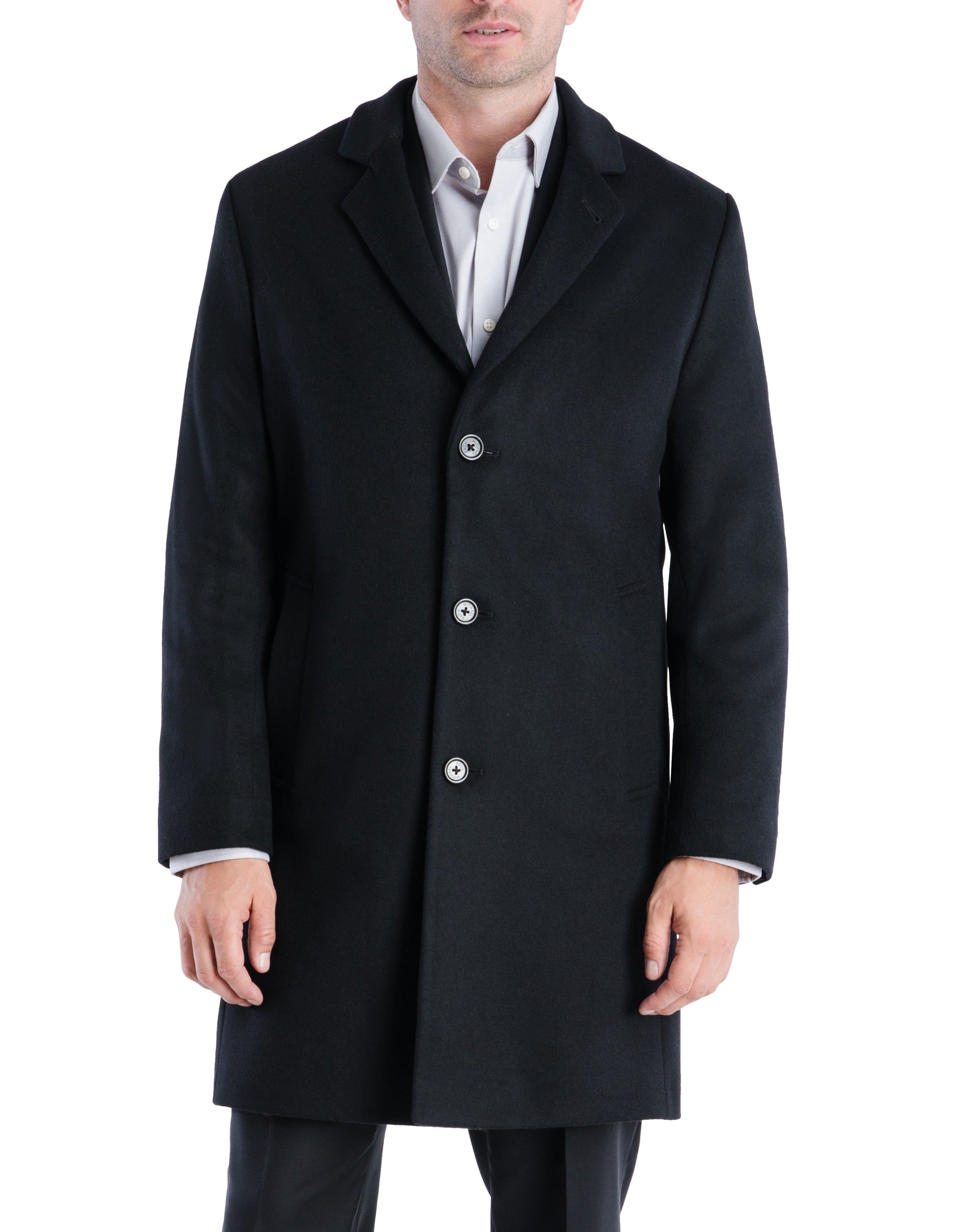  Michael Kors Wool Top Coat Black - Black - Bonton