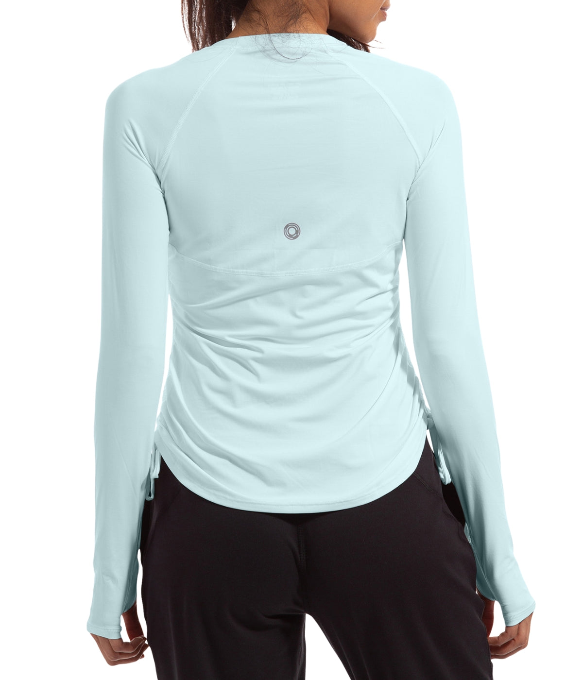  BloqUV BloqUV Women's UPF 50+ Sun Protection Drawstring Crew Top - Mint - Bonton