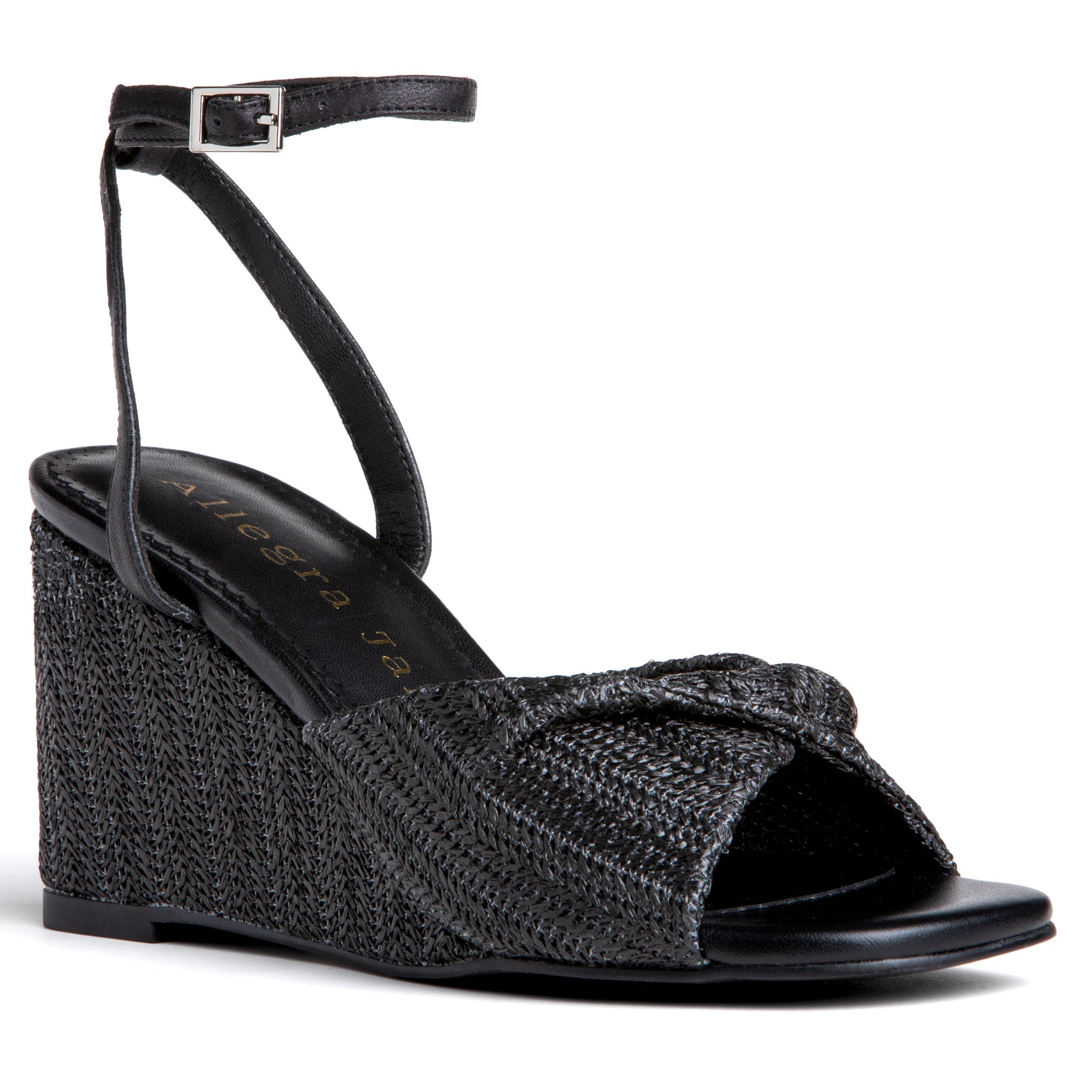  Allegra James Mona Wedge Sandal - 9.5 - Bonton
