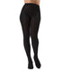MeMoi Brooklyn Flat Knit Cotton Blend Sweater Tights Black X-Small/Small at   Women's Clothing store
