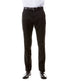  Solid Flat Front Dinner Trousers Suit Separates Dress Pants Black - Black - Bonton