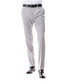  Solid Flat Front Dinner Trousers Suit Separates Dress Pants Gray - Gray - Bonton