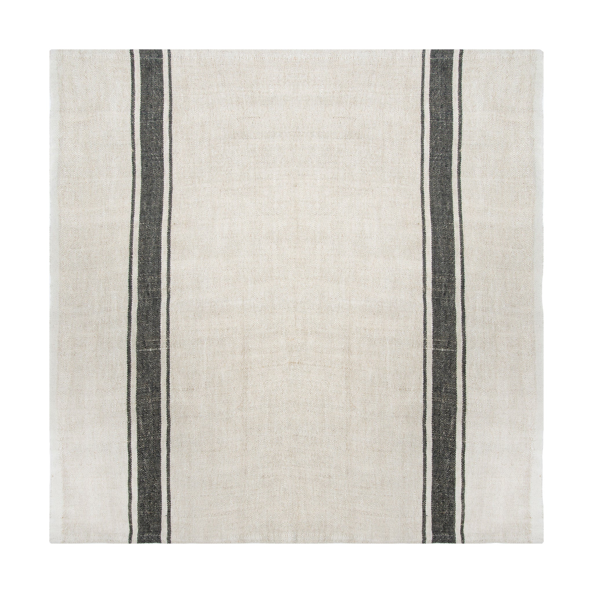  Caravan Marseille - Napkins 20x20 - Set of 4 - Black & Natural - Bonton