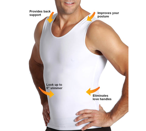 Insta Slim Big & Tall Compression Muscle Tank MS0001BT