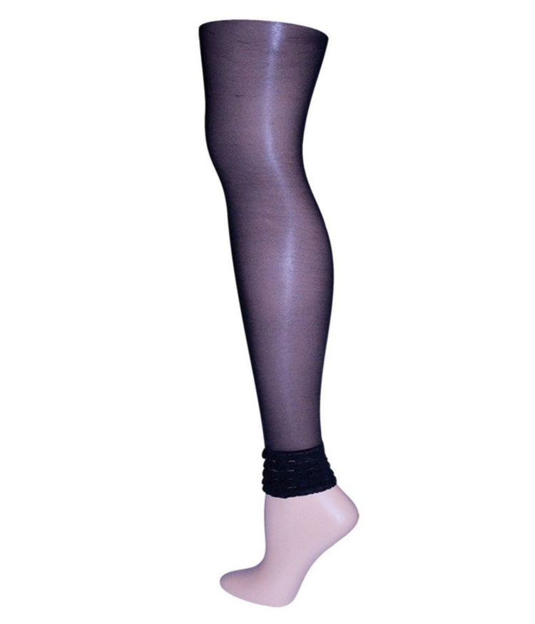 Women's Bell'leg Footless Nylon Tights