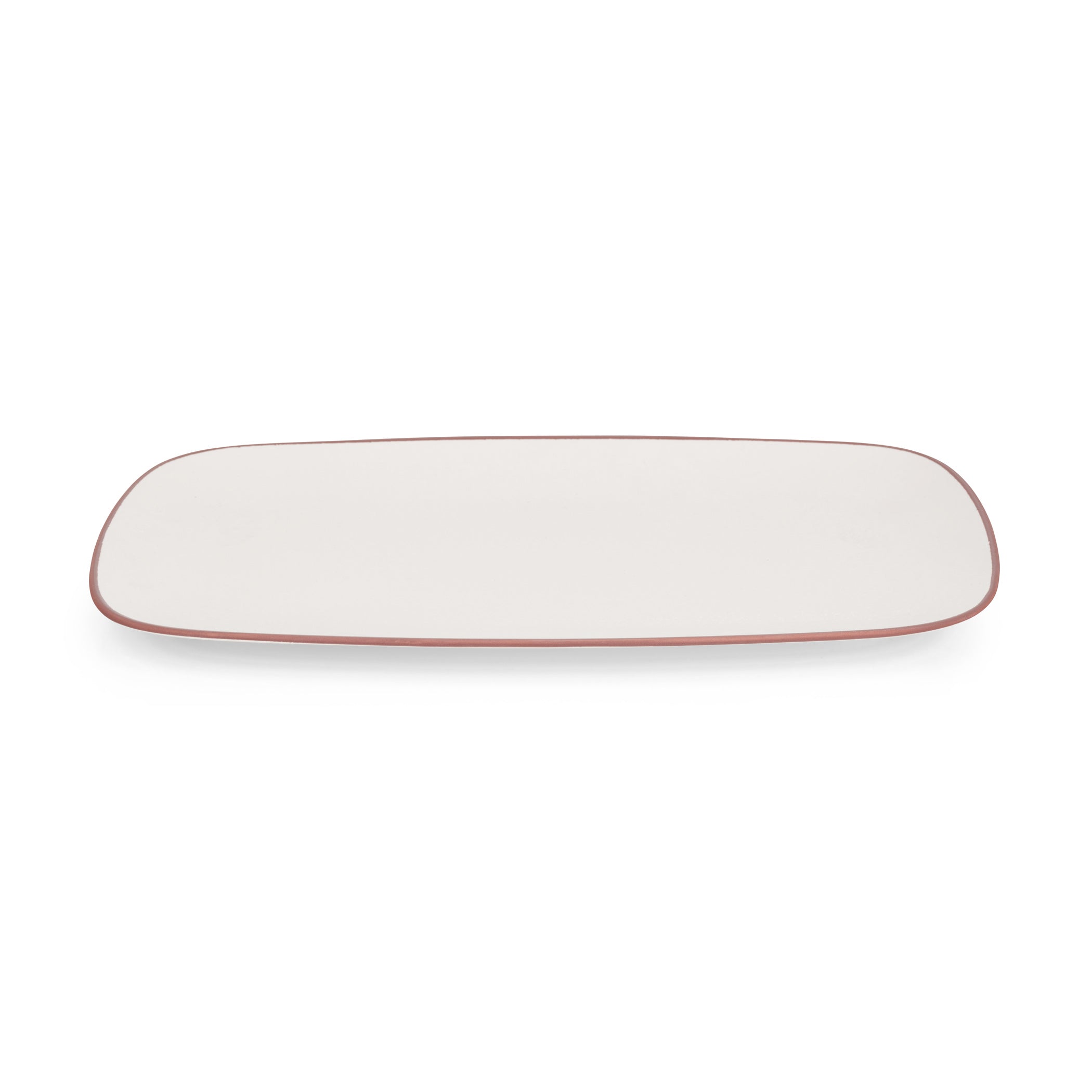  Nambe Taos Soft Rectangular Platter - Agate - Bonton