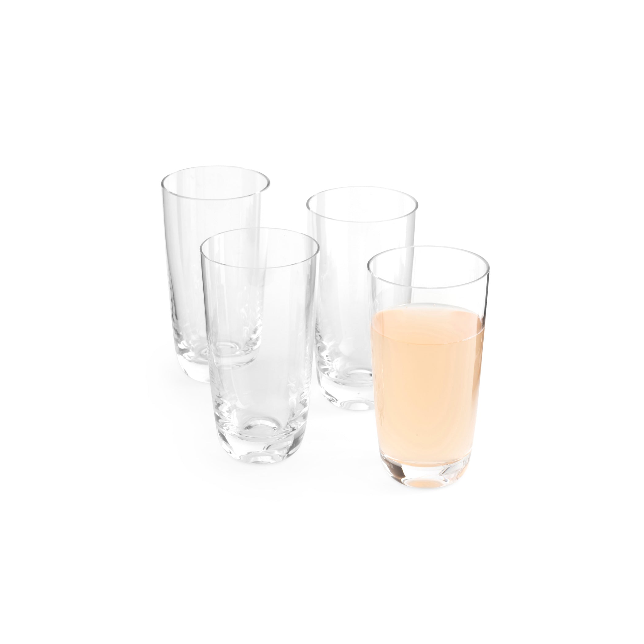  Nambe Taos Highball Glasses Set of 4 - Clear - Bonton