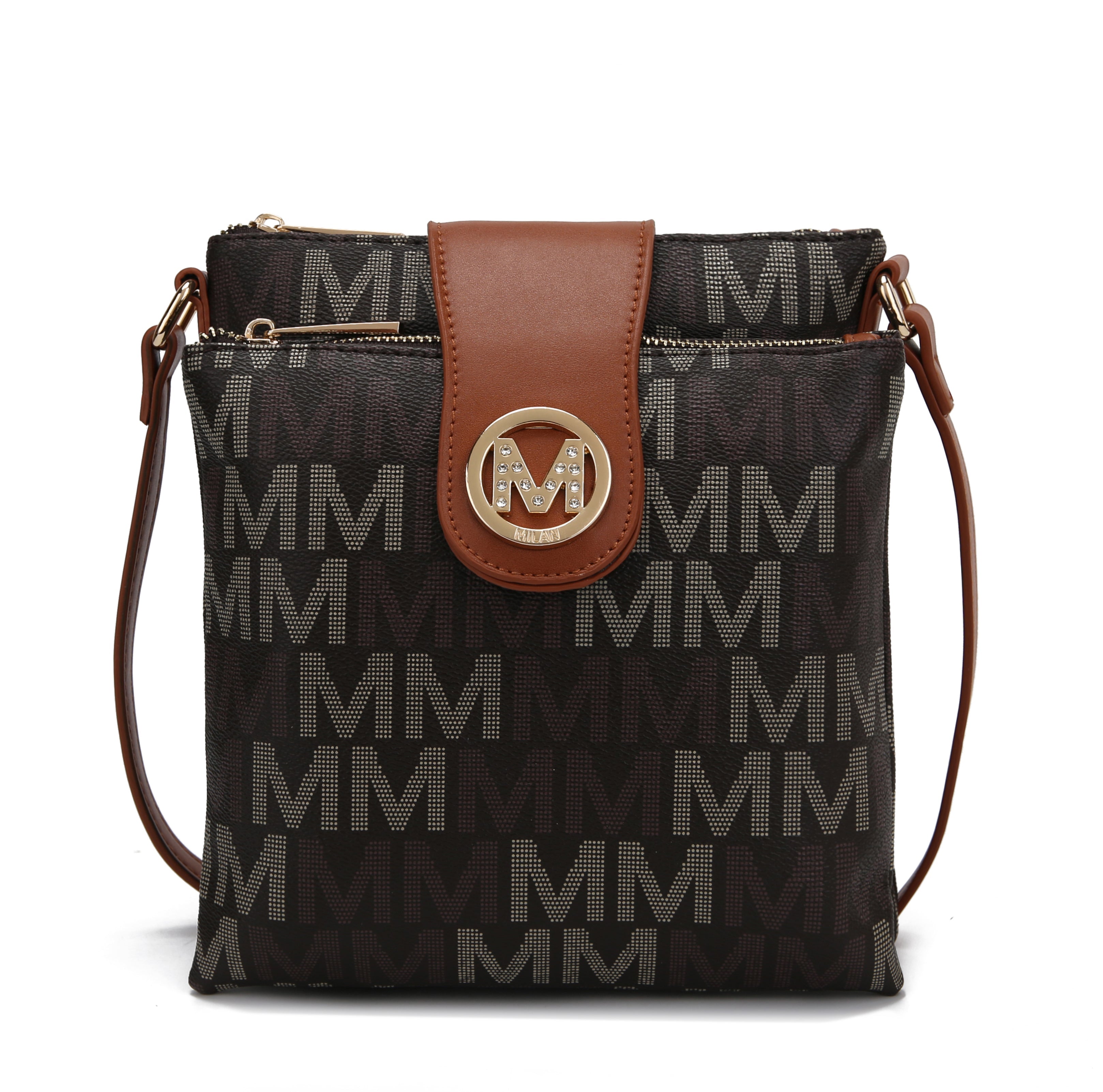  MKF Collection Nadien Signature Crossbody Bag - Red - Bonton