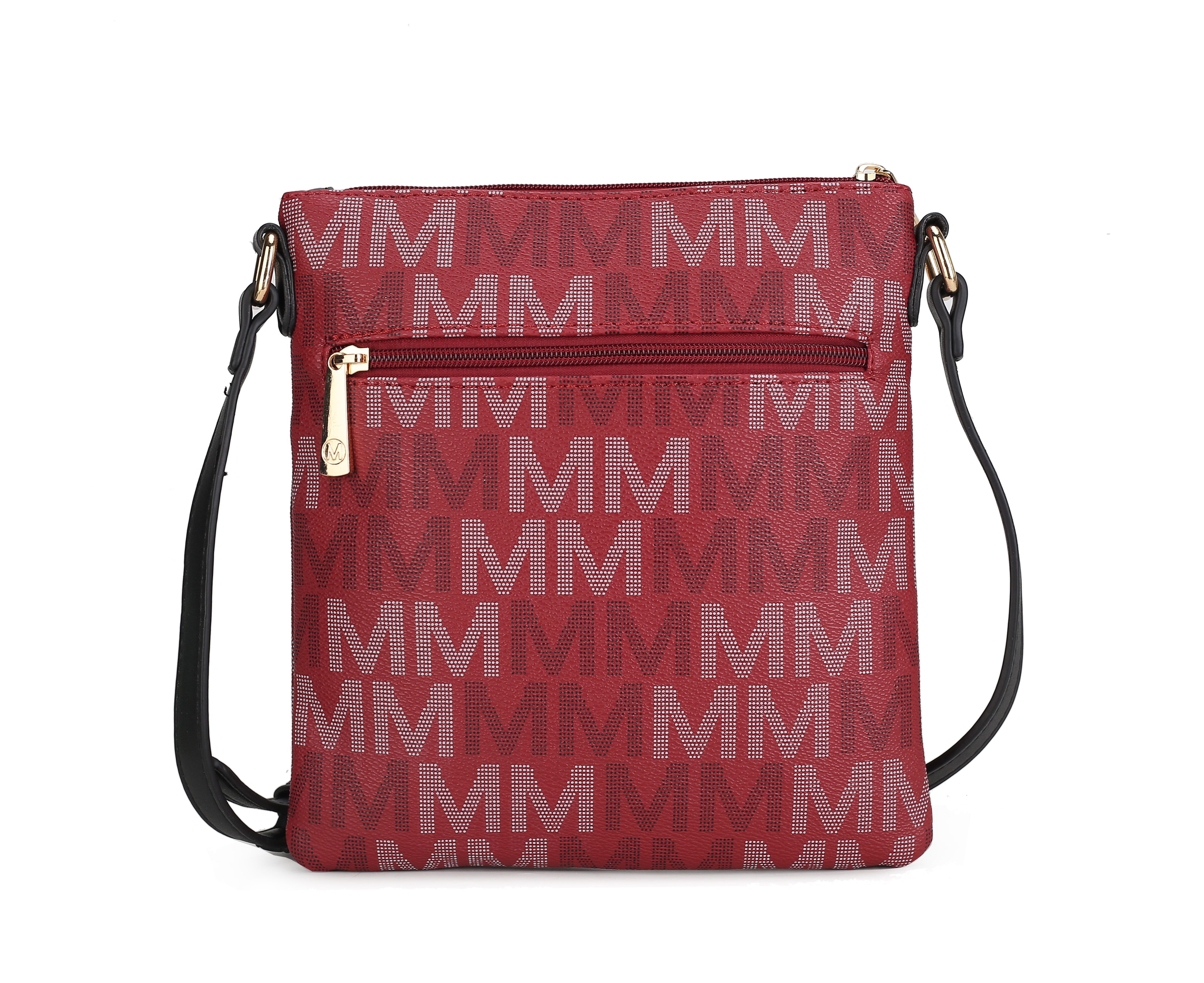  MKF Collection Lemuel  Signature Crossbody Bag - Red - Bonton