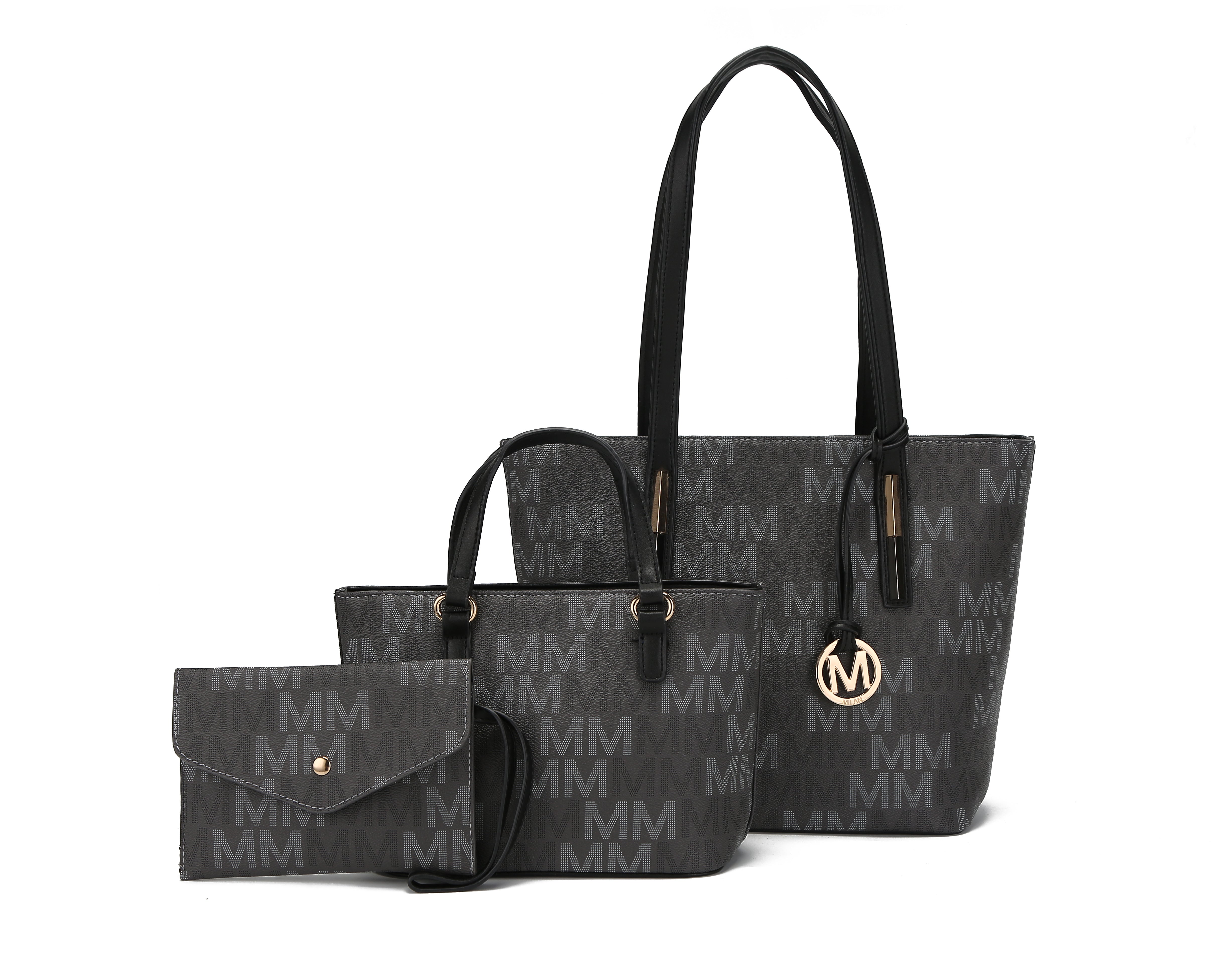  MKF Collection Aylet  Signature Tote Bag and Set - Beige - Bonton