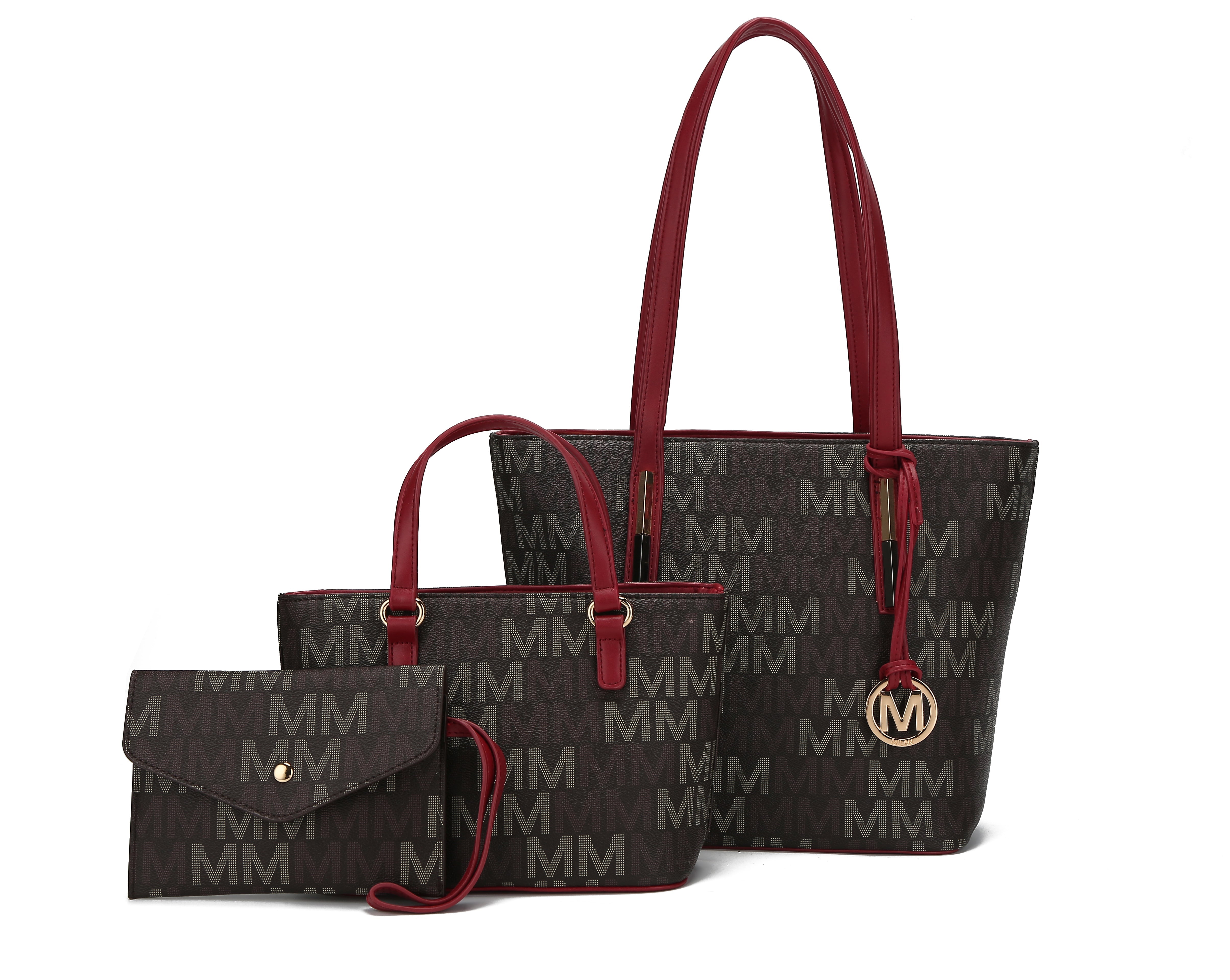  MKF Collection Aylet  Signature Tote Bag and Set - Beige - Bonton