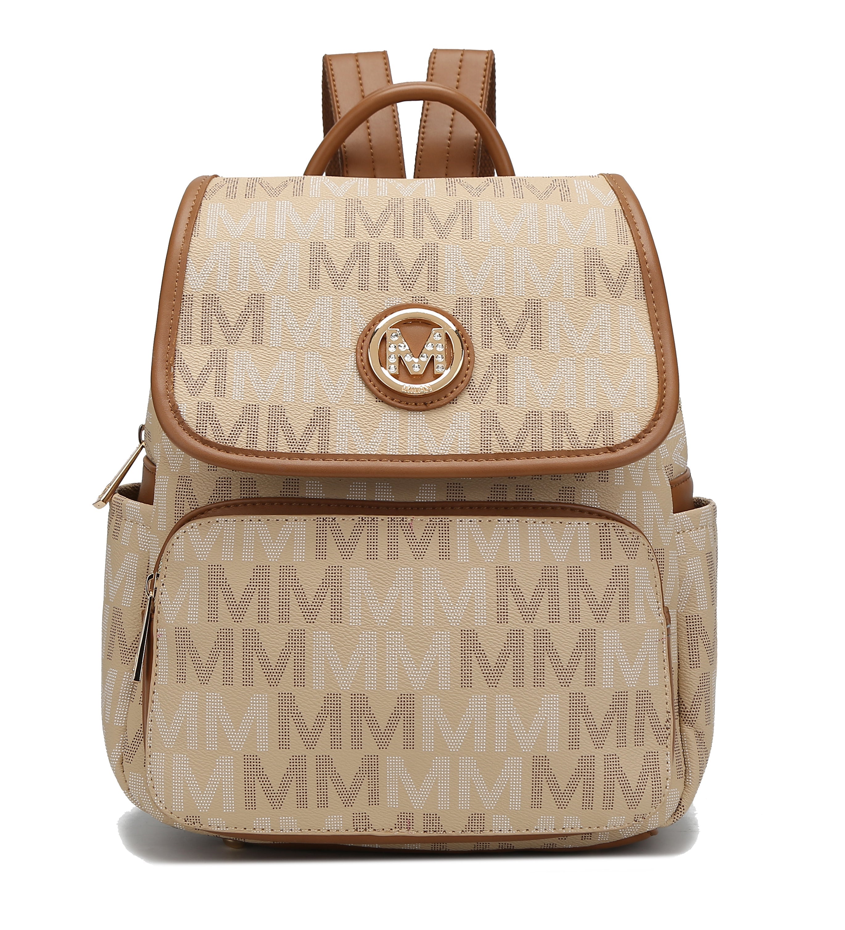  MKF Collection Drea Signature Backpack - Beige - Bonton