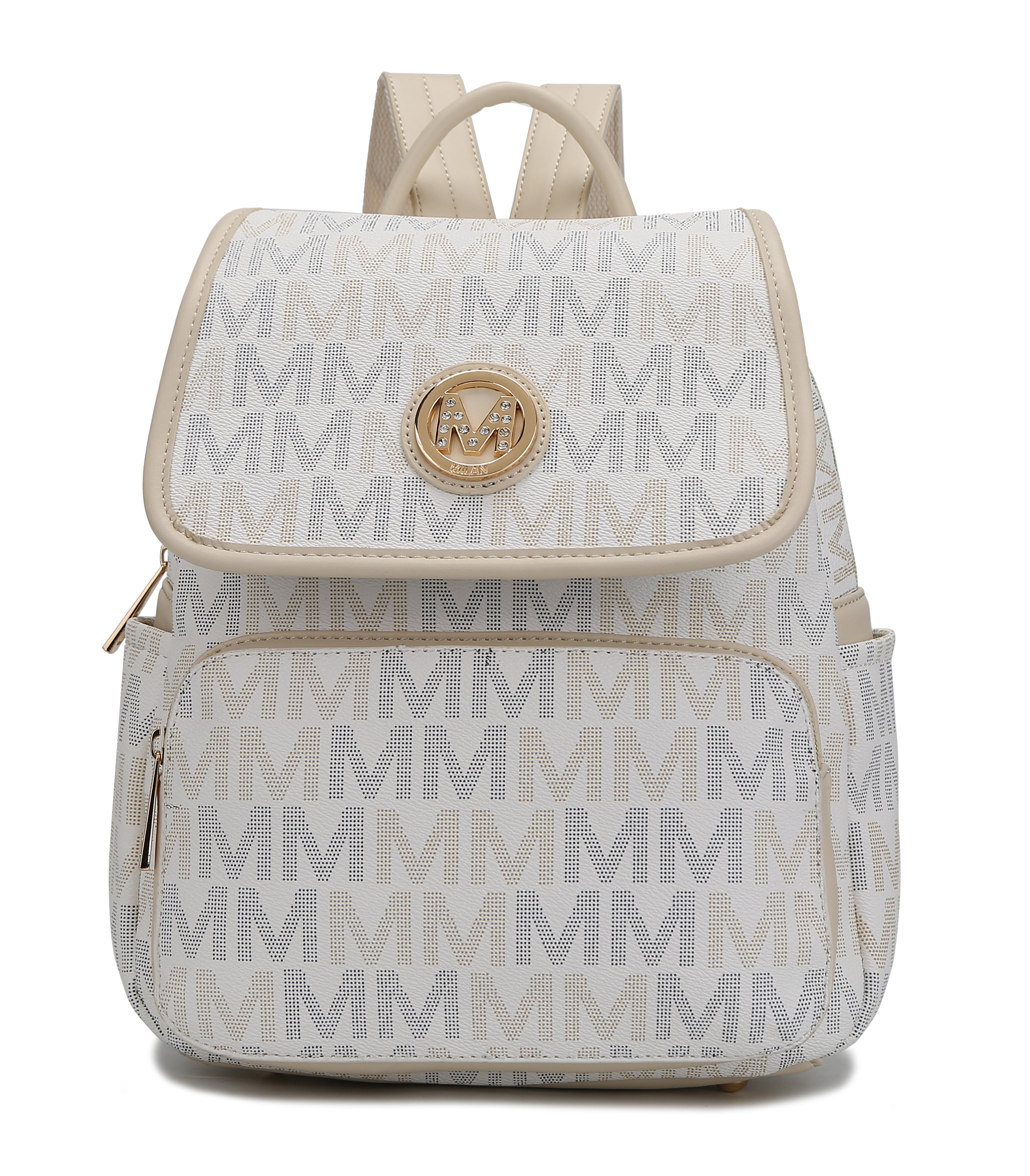  MKF Collection Drea Signature Backpack - Beige - Bonton