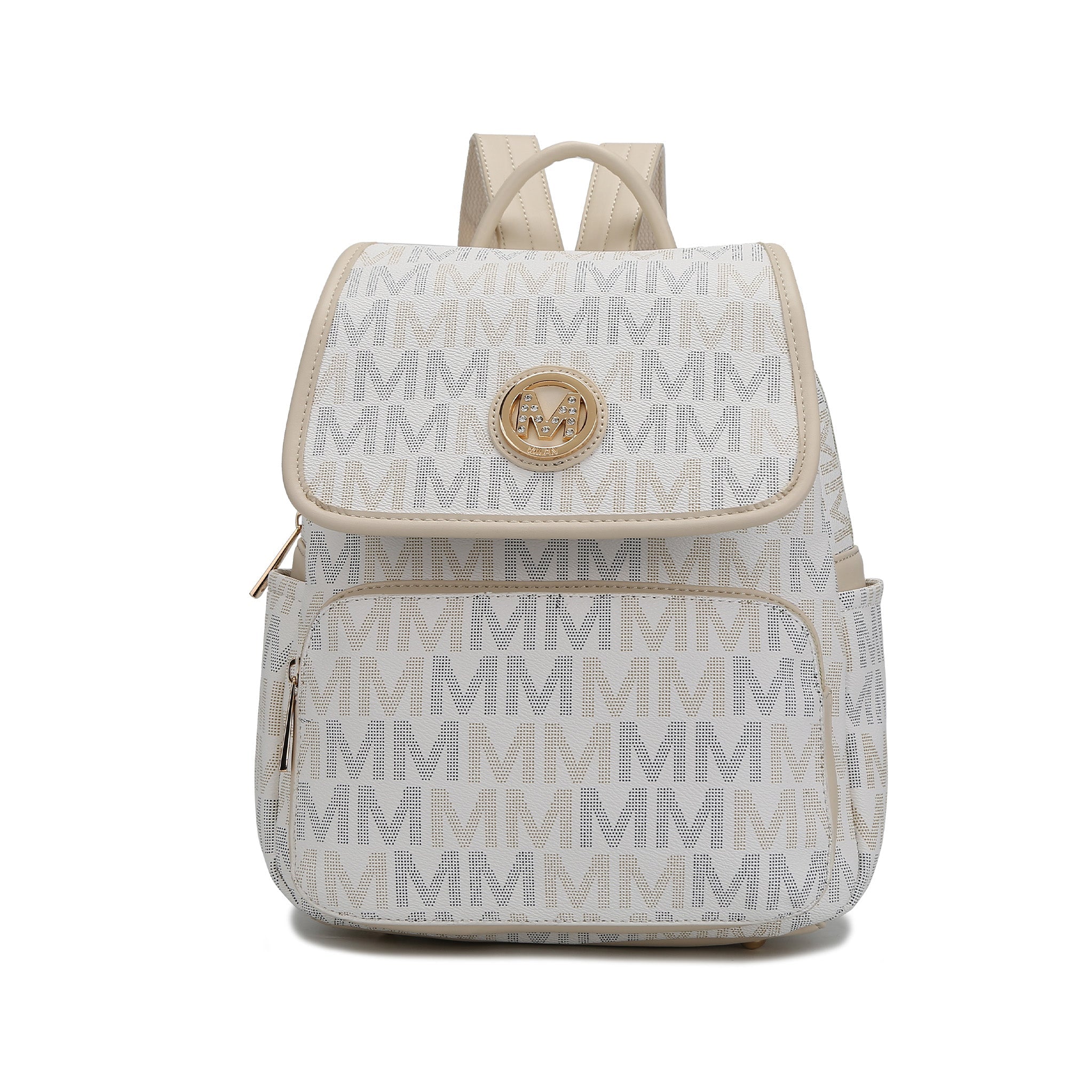  MKF Collection Drea Signature Backpack - Beige - Bonton