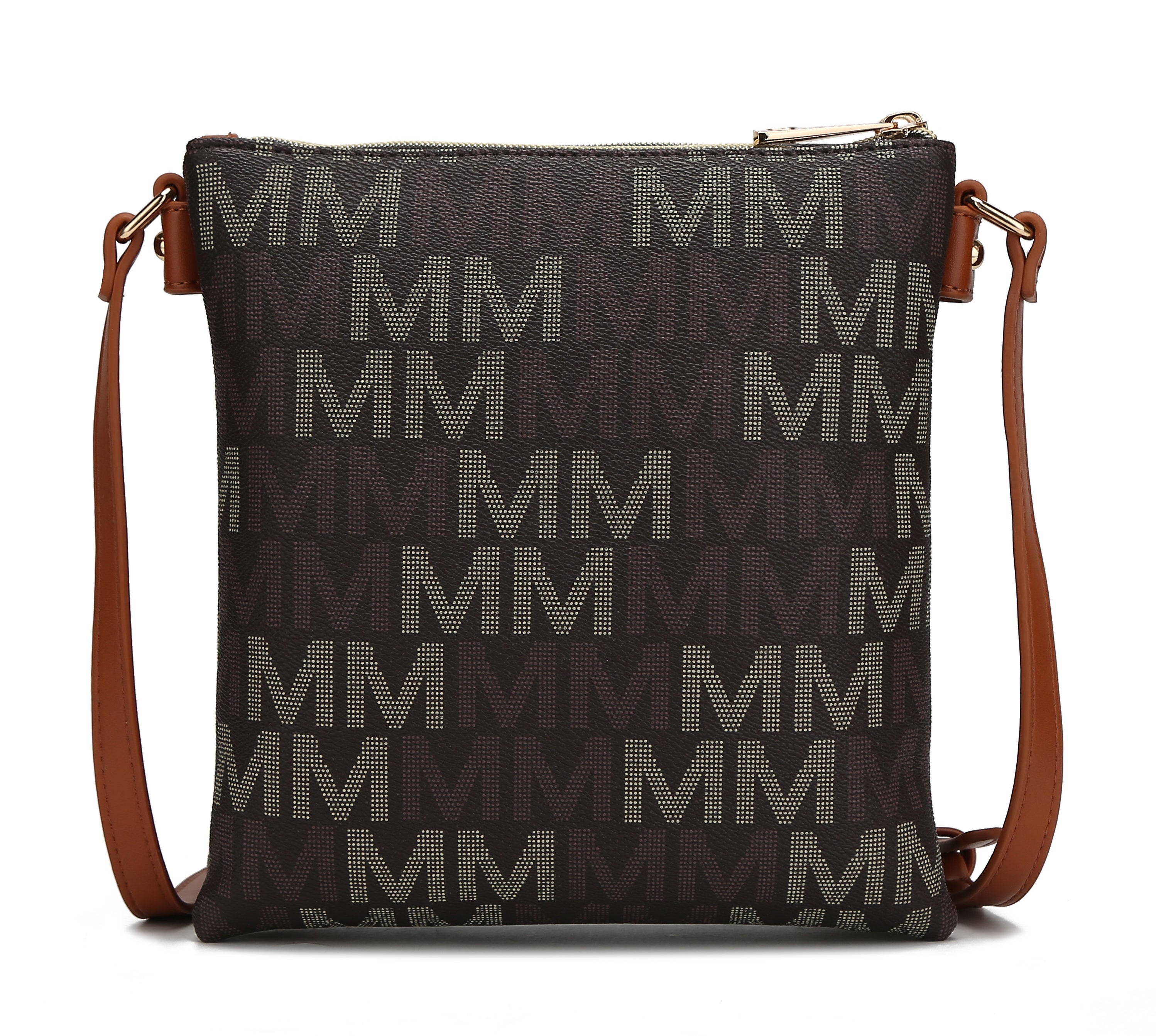  MKF Collection Jeni Signature Crossbody Bag - Beige - Bonton
