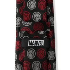 Ant-Man Red/Gray Charcoal Tie