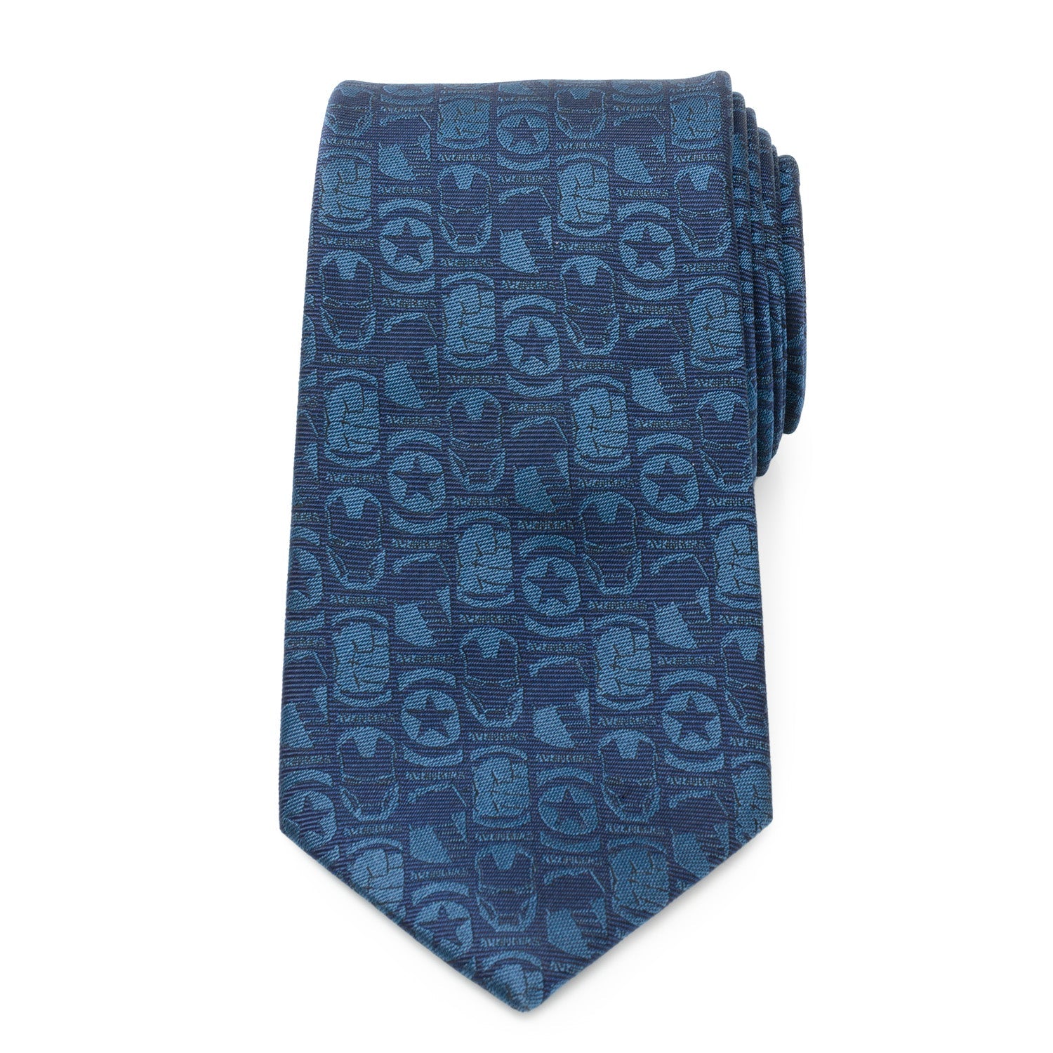  Cufflinks Avengers Blue Men's Tie - Default Title - Bonton