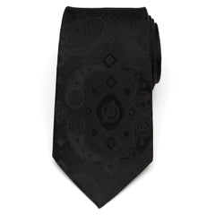 Avengers Paisley Icons Print Black Tie