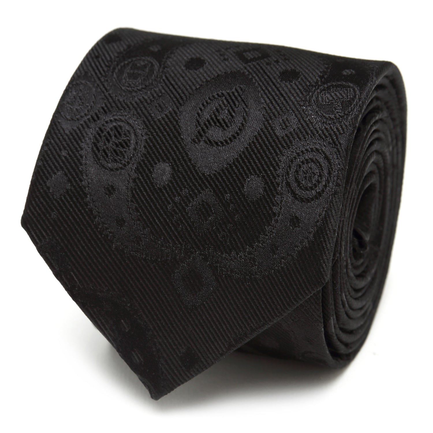  Cufflinks Avengers Paisley Icons Print Black Tie - Default Title - Bonton