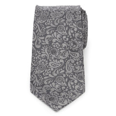 Avengers Paisley Icons Gray Men's Tie