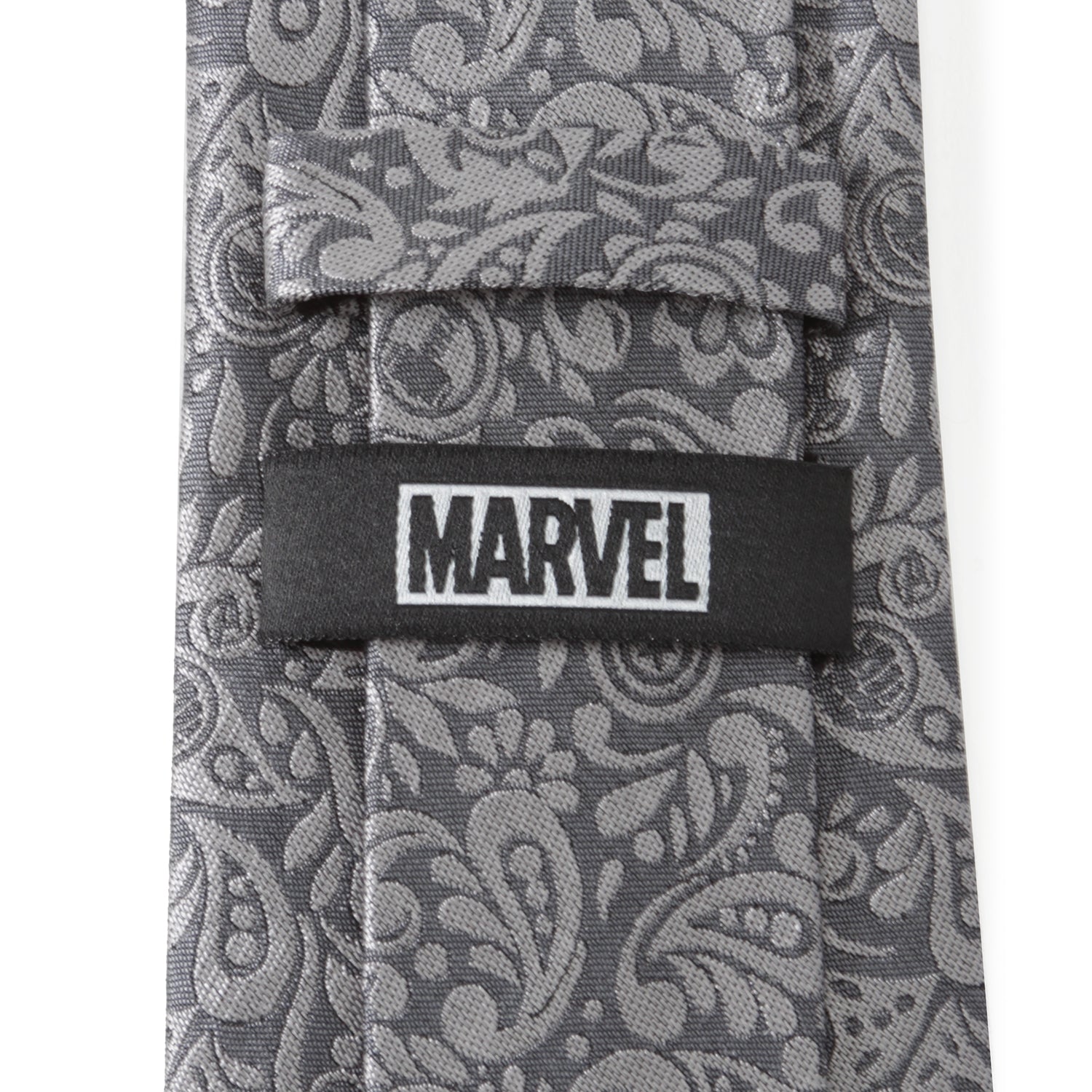  Cufflinks Avengers Paisley Icons Gray Men's Tie - Default Title - Bonton