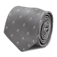 Avengers Gray Mens Tie