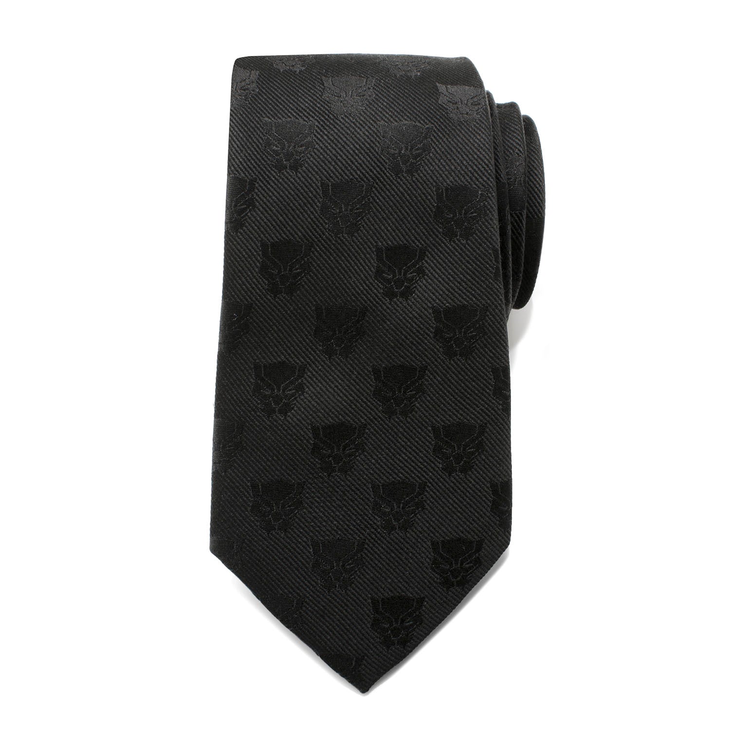  Cufflinks Black Panther Men's Tie - Default Title - Bonton