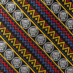 Black Panther Tribal Stripe Men's Tie