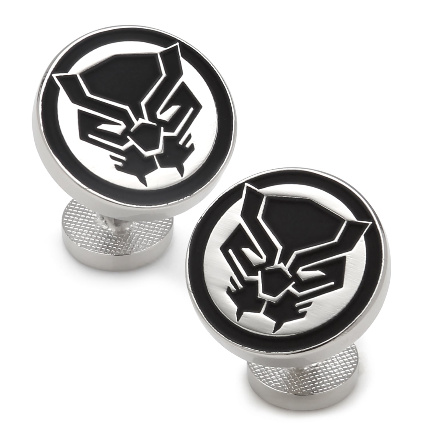  Cufflinks Black Panther Mask Cufflinks - Default Title - Bonton