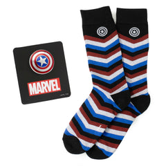 Captain America Chevron Stripe Gift Set