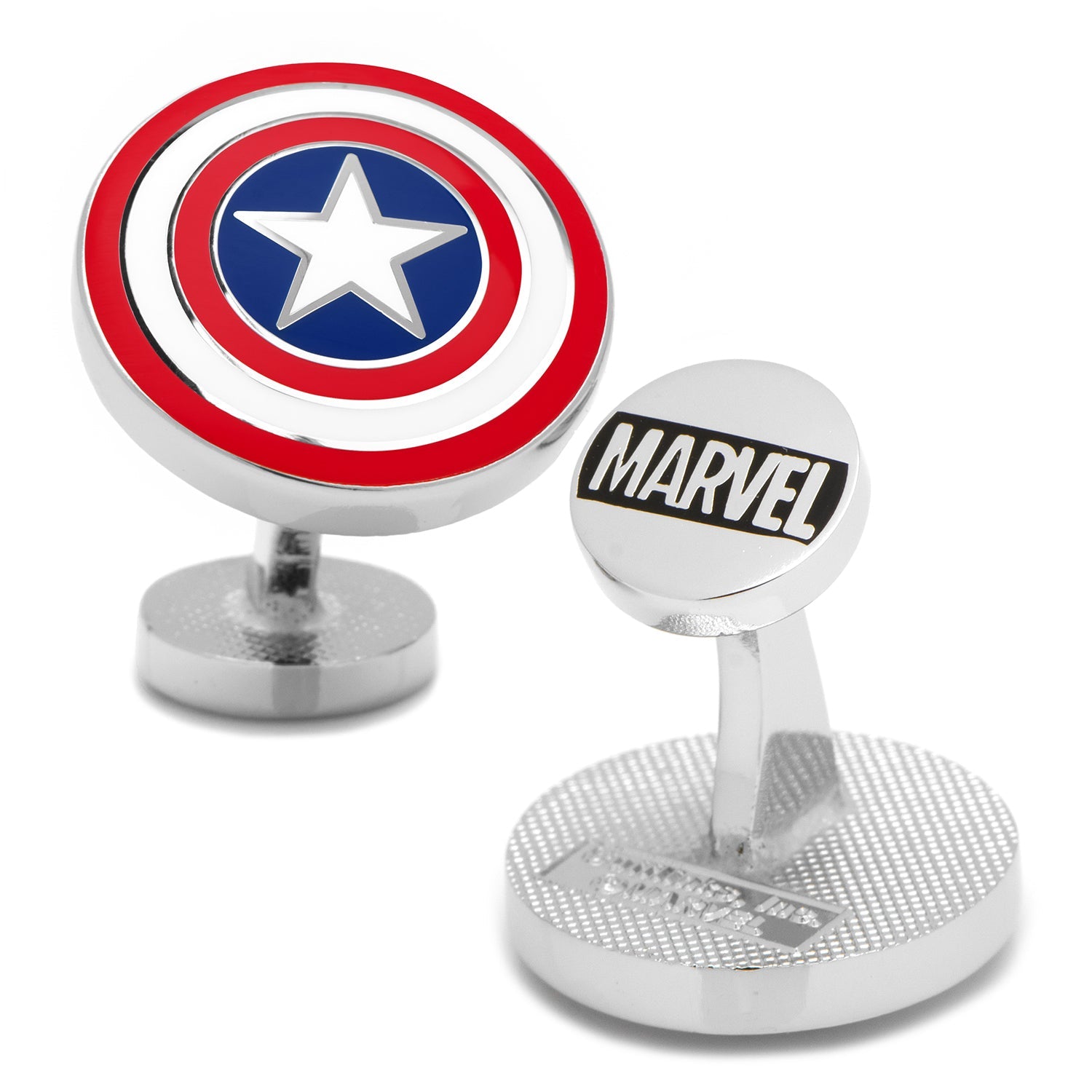  Cufflinks Captain America Favorites Necktie Gift Set - Default Title - Bonton