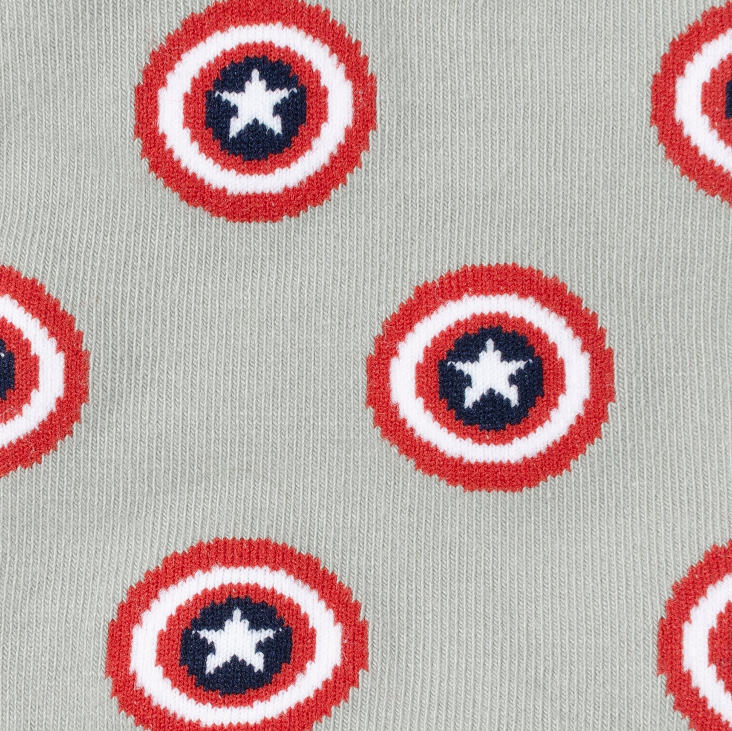  Cufflinks Captain America Gray Ankle Gift Set - Default Title - Bonton