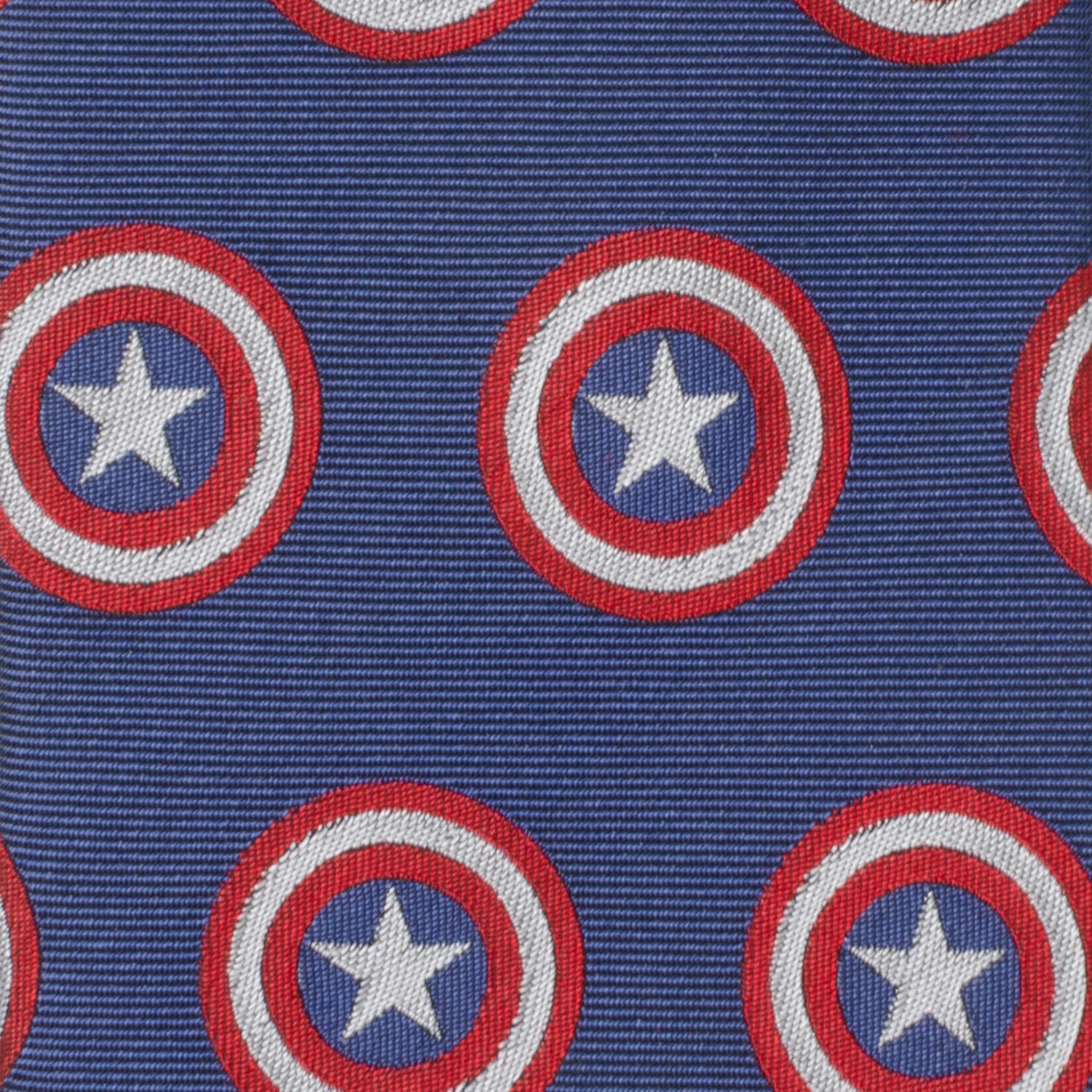  Cufflinks Captain America Hidden Message Blue Men's Tie - Default Title - Bonton