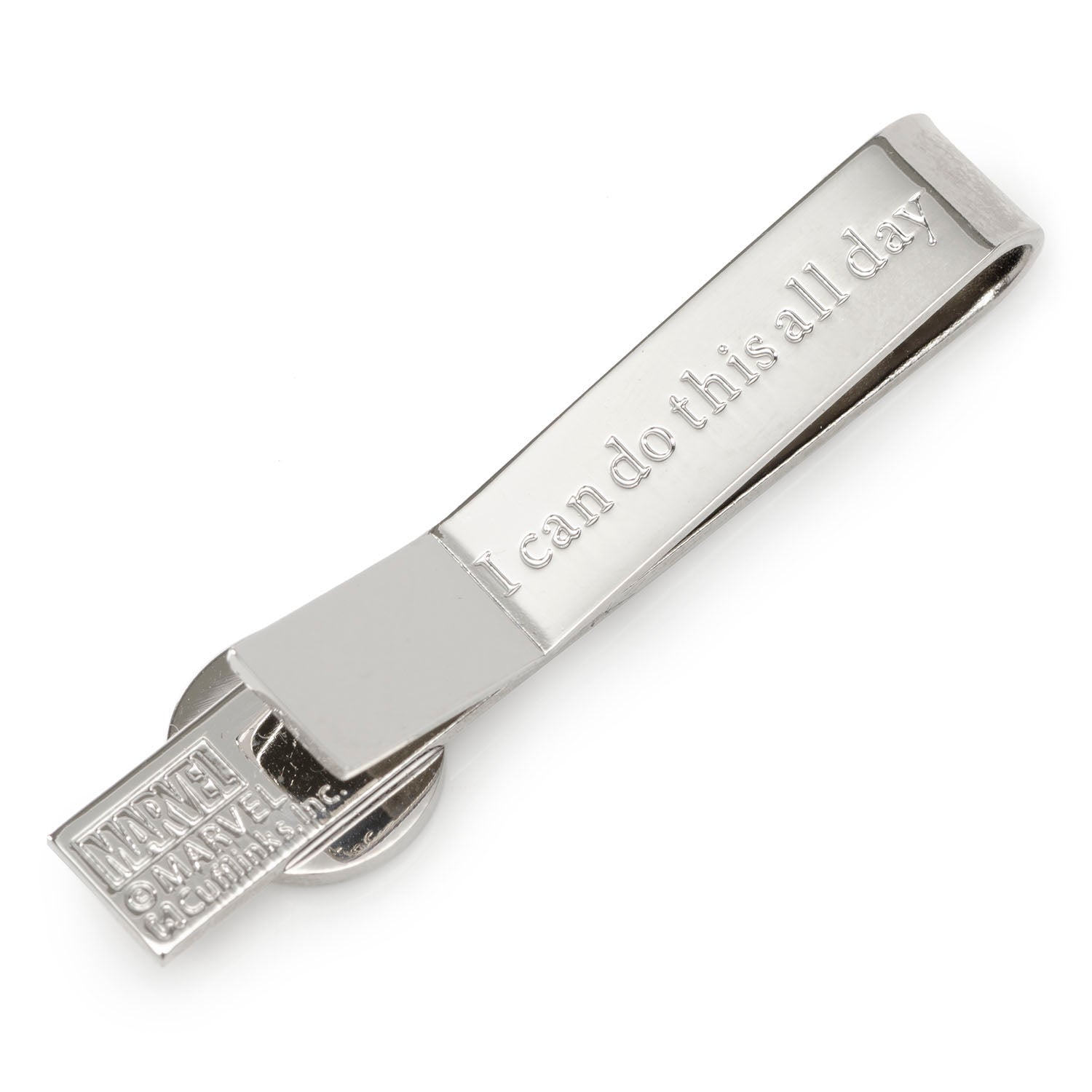  Cufflinks Captain America Hidden Message Tie Bar - Default Title - Bonton