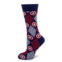 Captain America Navy Argyle Stripe Gift Set