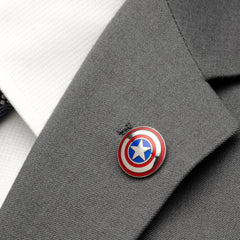 Captain America Navy Argyle Stripe Gift Set